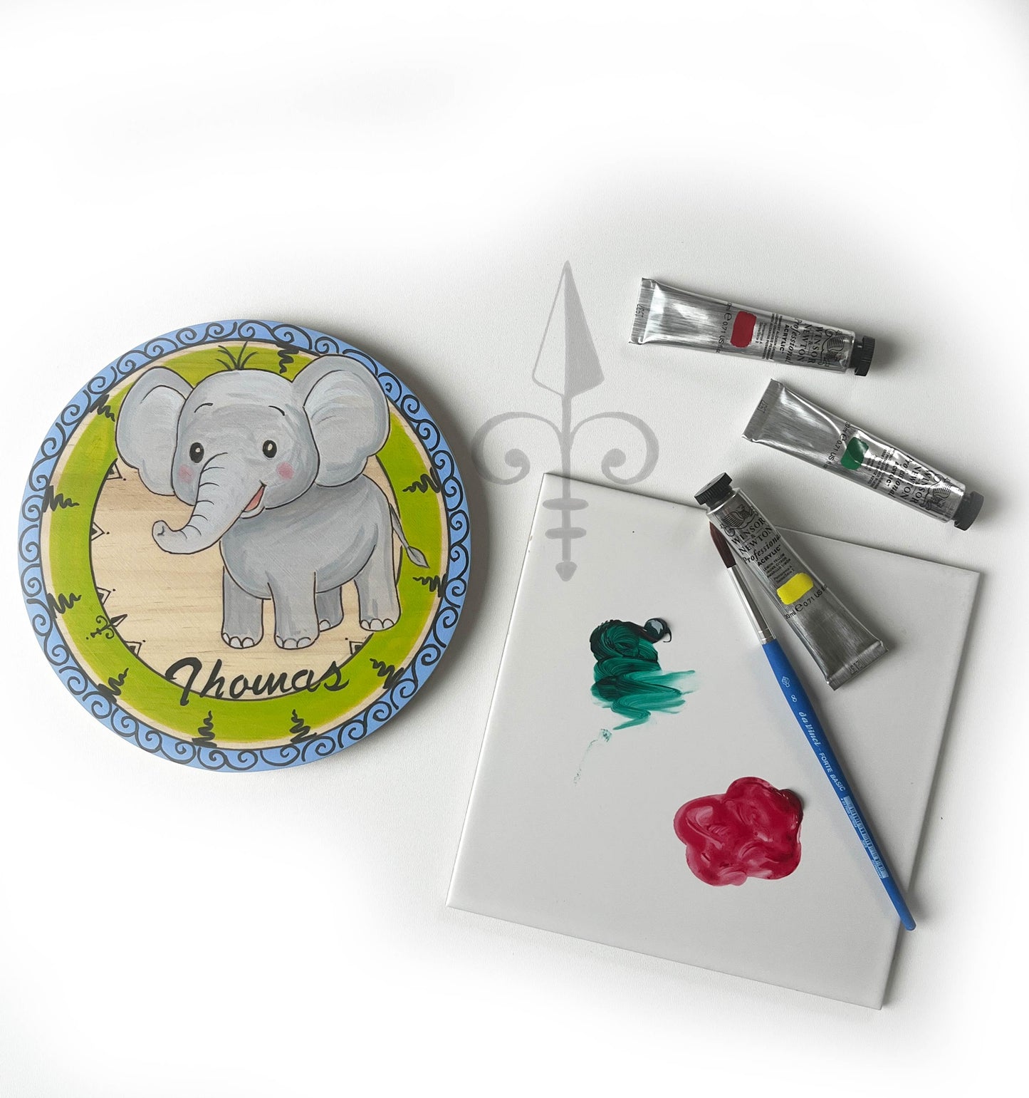 Türschild Elefant