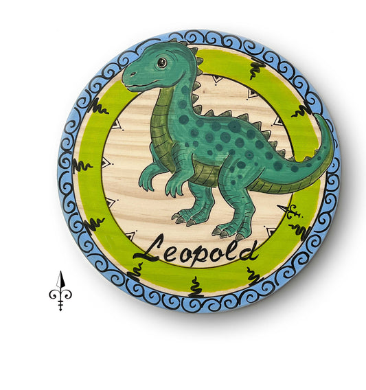 Türschild Dino