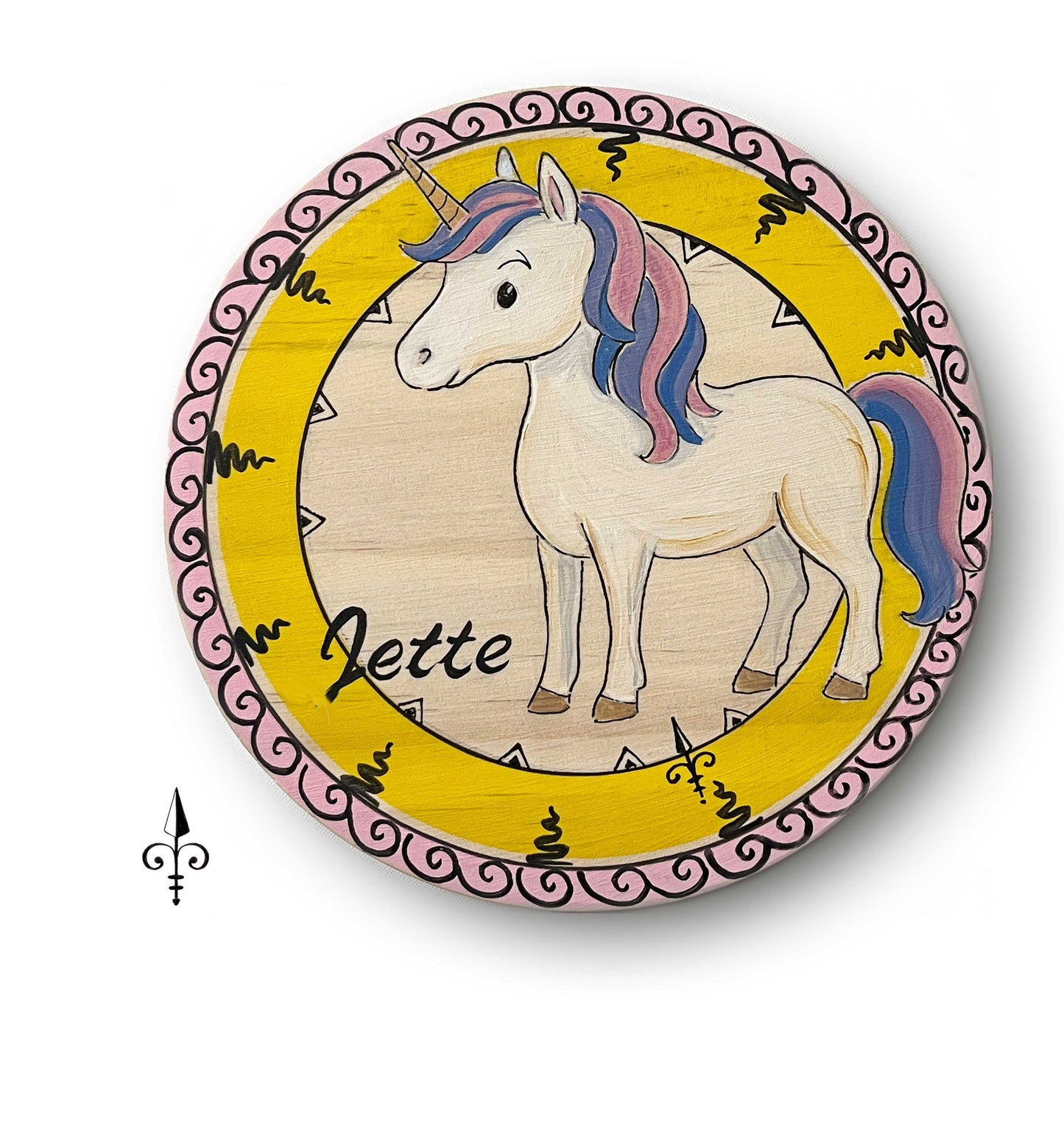 Türschild Einhorn