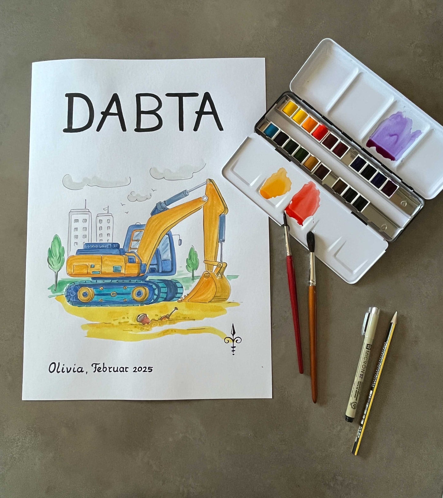 Erste Worte - Bagger