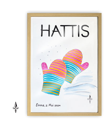 Erste Worte - Handschuhe