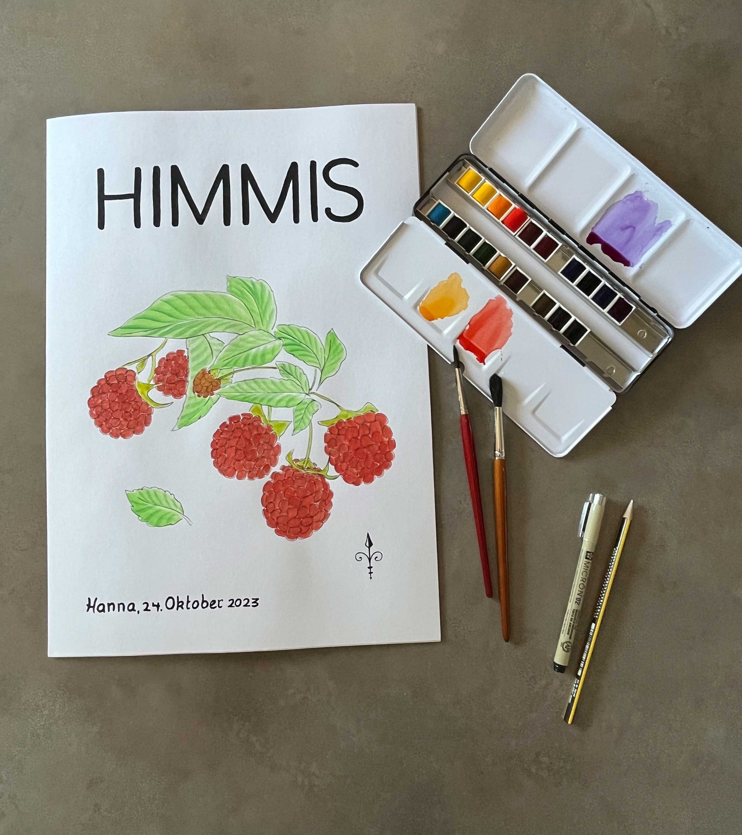 Erste Worte - Himbeeren